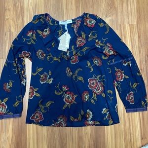 Madewell x warm blouse